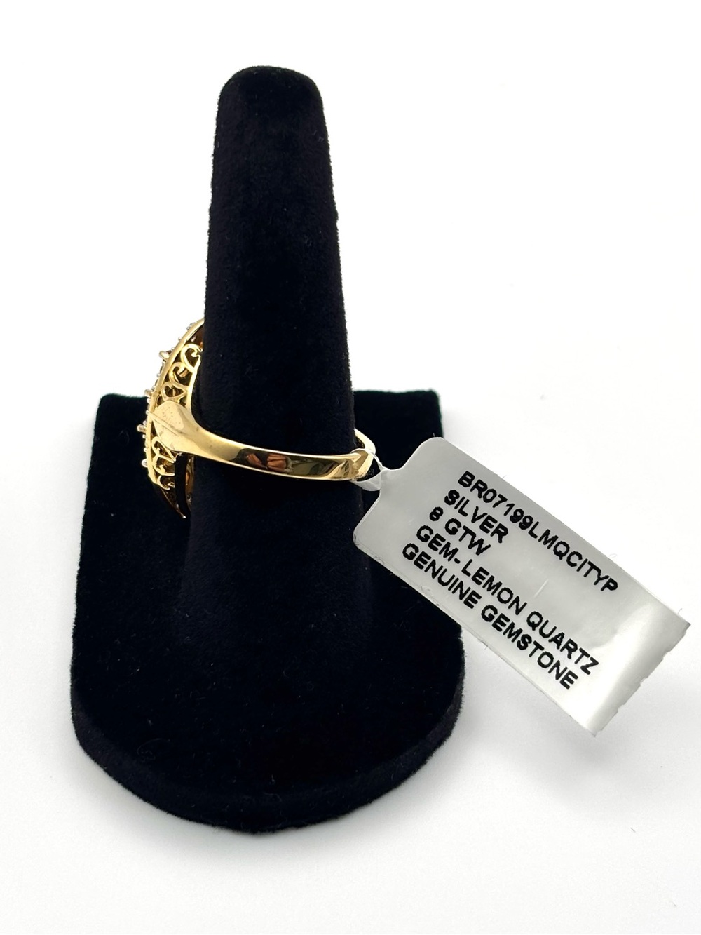 Gemstone sun statement ring - Picture 3 of 6